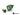 Bitspower Logo Aluminum Thumb Screw for M3 - Green