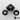 Bitspower Matte Black Enhance 90 - Degree Dual Multi - Link AdapterBP-MBE90DML