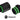 Bitspower Premium 1" Version Black Matte D-Plug SetBP-MBWP-C38