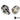Bitspower Premium G1/4" Black Sparkle Compression Fitting Ultimate for ID 1/4" OD 3/8"BP-BSCPF-CC1U
