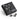 Bitspower Premium G1/4" Hex Multi - Link For OD 12MM 6 Pack (Black Sparkle)BPPRE-BSEMLH12-6P
