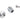 Bitspower Premium G1/4" Shiny Silver High Flow 1/4" (3/8") Compression FittingBP-CPF-CC1U