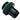 Bitspower Premium G1/4" "Stubby" High Flow 3/8" Fitting - Black Matte Finish