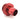 Bitspower Premium G1/4" "Stubby" High Flow 3/8" Fitting - Deep Blood Red Finish