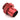 Bitspower Premium G1/4" "Stubby" High Flow 7/16" Fitting - Deep Blood Red Finish