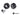 Bitspower Premium Master Hard Tube Fitting MHT12IND 6 Pack - Abrasive Black