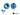 Bitspower Premium Master Hard Tube Fitting MHT12IND 6 Pack - Abrasive Blue