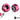 Bitspower Premium Master Hard Tube Fitting MHT12IND 6 Pack - Abrasive Red