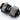Bitspower Premium Mini Black Sparkle D-Plug Set