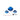 BitspowerBitspower Royal Blue Enhance 90 - Degree Dual Multi - Link Adapter For OD 12MMBP - RBLE90DML