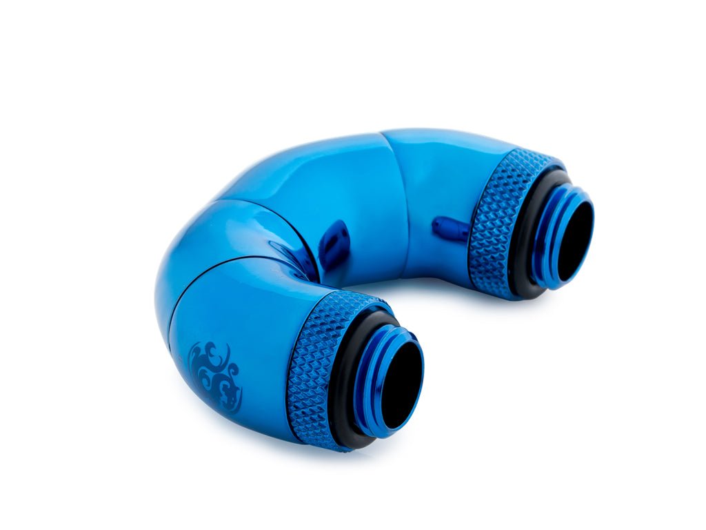 Bitspower Royal Blue Five Rotary Snake-Style Dual G1/4" Adapter - Thumbnail 5