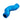 Bitspower Royal Blue Five Rotary Snake - Style Dual IG1/4" AdapterBP - RBLSR5D