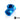 Bitspower Royal Blue T - Block With Triple IG1/4"BP-RBLTB