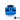 Bitspower Royal Blue T - Block With Triple IG1/4"BP-RBLTB