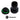 Bitspower Sealing Plug - 1/2" - Matte Black FinishBP-MBWP-C31
