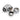 Bitspower Silver Shining Advanced Rotary G1/4" 90 - Degree Multi - Link Adapter For OD 12MMBP - E90RMLA12