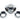 Bitspower Silver Shining Enhance 90 - Degree Dual Multi - Link Adapter For OD 14MMBP-E90DML14