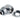 Bitspower Silver Shining Enhance Rotary G1/4" 90 - Degree Multi - Link Adapter For OD 14MMBP-E90RML14