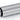 Bitspower Touchaqua G1/4" IG1/4" Extender Fitting - 40MM (Glorious Silver) (2 PCS )BPTA-F64-GS