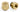 Bitspower Touchaqua water - exhaust fitting (True Brass) (2 PCS )BPTA-EFW-V2-TB
