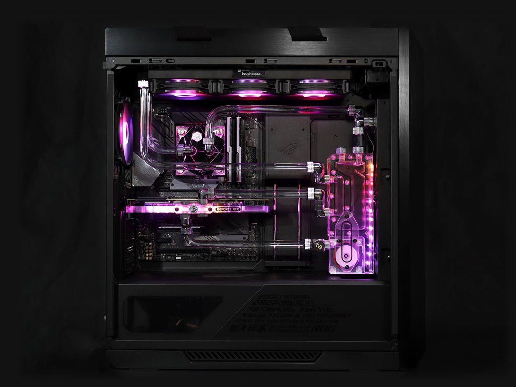 Bitspower Touchaqua XYZ Kit Set for ROG Strix Helios Chassis