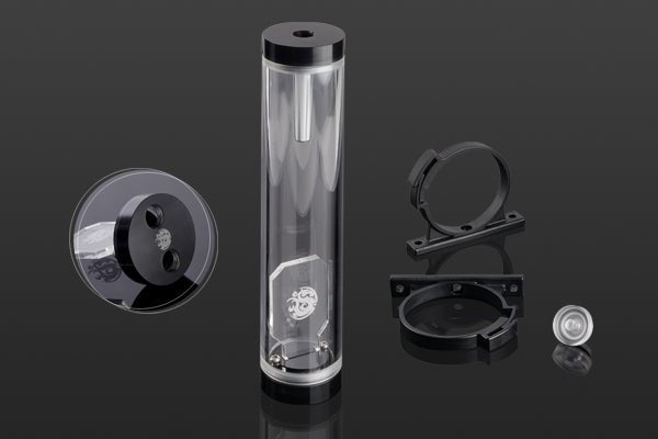 Bitspower Water Tank Z-Multi Compact 200 (Black Acrylic Version)