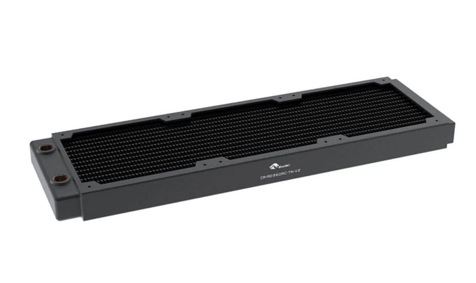 Bykski 360mm x 30mm RC Series Radiator, 120mm x 3, Triple Fan - Black