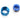 Bykski Anti - Off Rigid 16mm OD Fitting - Blue (B - FTHTJ - L16 - B)B-FTHTJ-L16-B