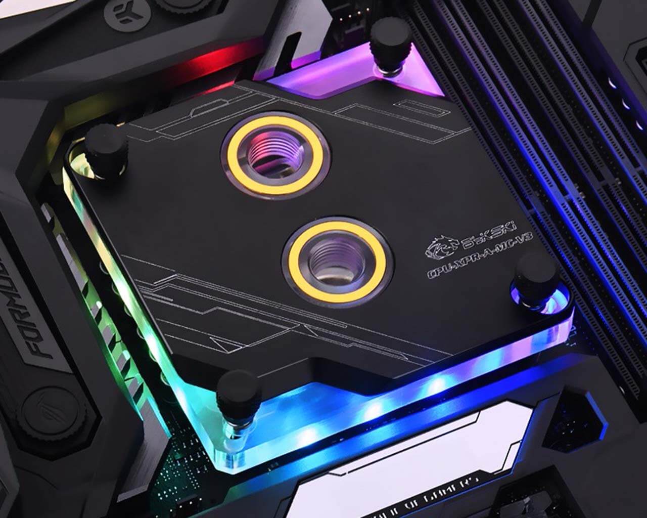 Bykski CPU-XPR-A-MC-V3 CPU Water Cooling Block V3 - Silver - Thumbnail 5