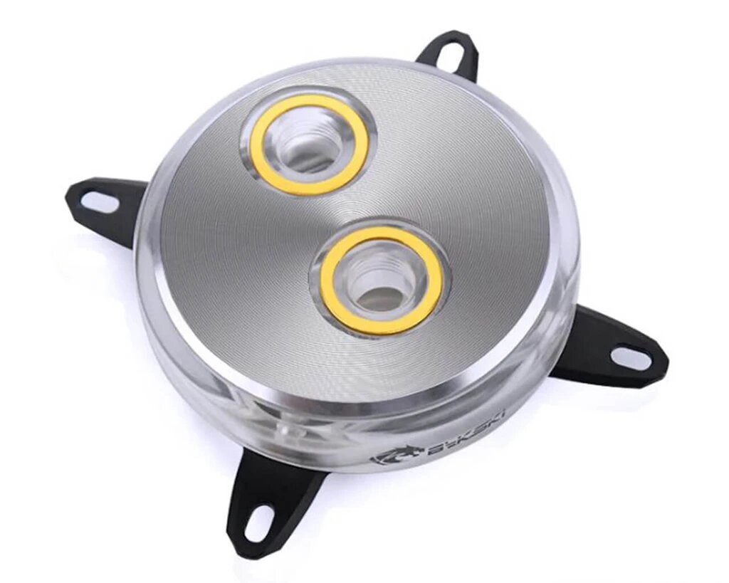 Bykski CPU-XPR-CD Intel CPU Water Cooling Block - Silver w/ 5v Addressable RGB (RBW) - Thumbnail 4