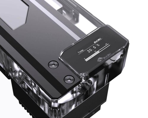 Bykski DDC Pump / 180mm Reservoir Station w/ Temp Digital Display and 5v Addressable RGB (RBW) - Thumbnail 2