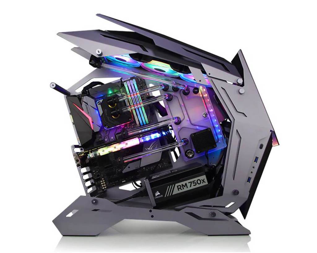 Bykski Distro Plate - Jonsbo Mod 3 - PMMA w/ 5v Addressable RGB - Thumbnail 3