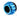 Bykski Rigid 14mm OD Fitting Gears Style - Blue (B - FSIHTJ - AL)B-FSIHTJ-AL-B-D