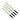 CableMod ModFlex™ Sleeved Wire - 24" Light Green 4-Pack