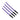 CableMod ModFlex™ Sleeved Wire - 8" Purple 4 - PackCM-MSW-8P-4-R-D