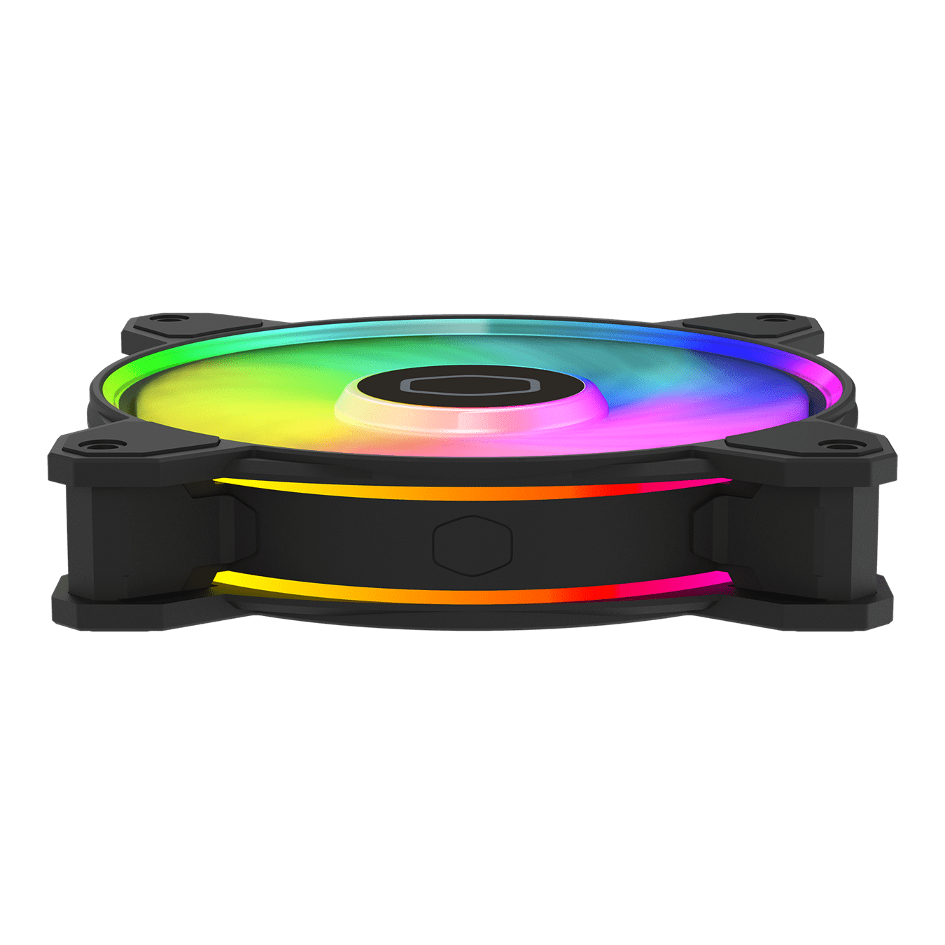 Cooler Master MasterFan MF120 Halo² Fan, Duo-Ring ARGB Gen 2 - Black - Thumbnail 3