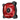 Corsair Air Series AF120 LED Red Quiet Edition High Airflow 120mm Fan - Twin Pack