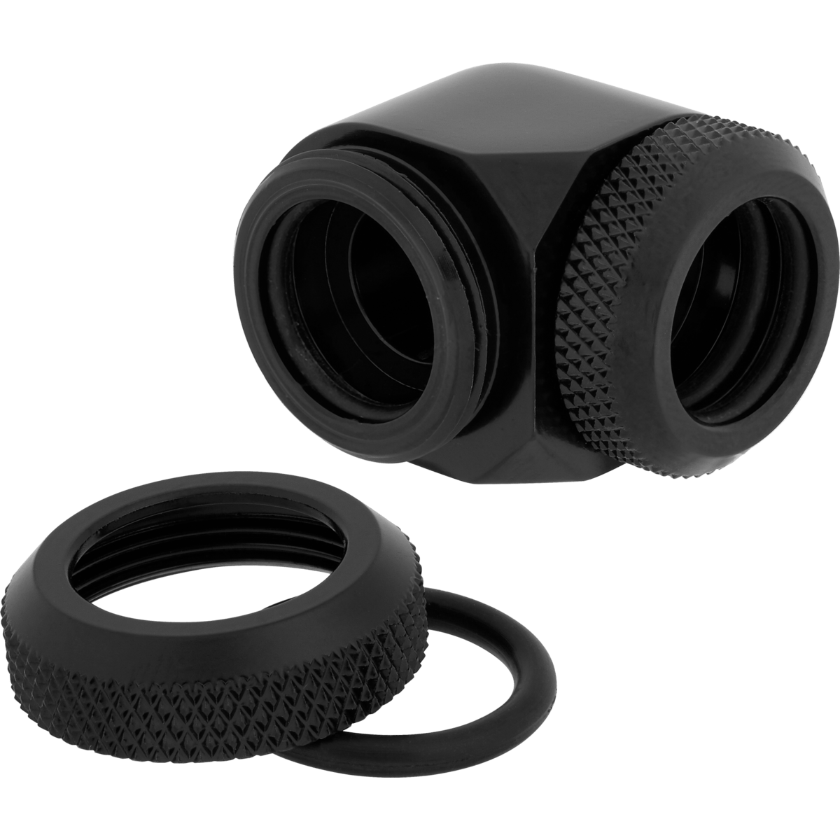 Corsair Hydro X Series XF Hardline 14mm OD Fittings Four Pack - Thumbnail 4
