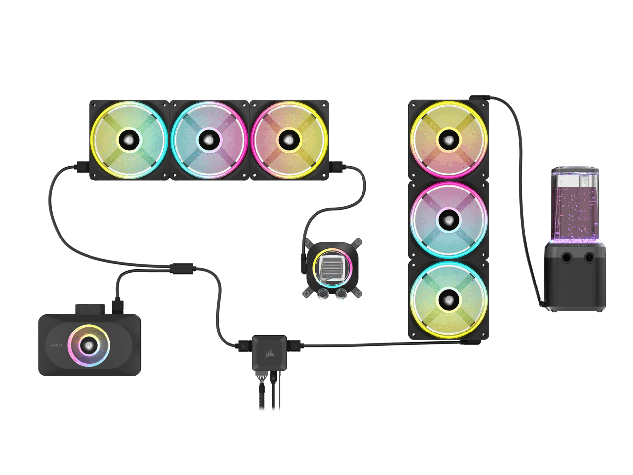 CORSAIR iCUE LINK XC7 RGB ELITE - Thumbnail 3