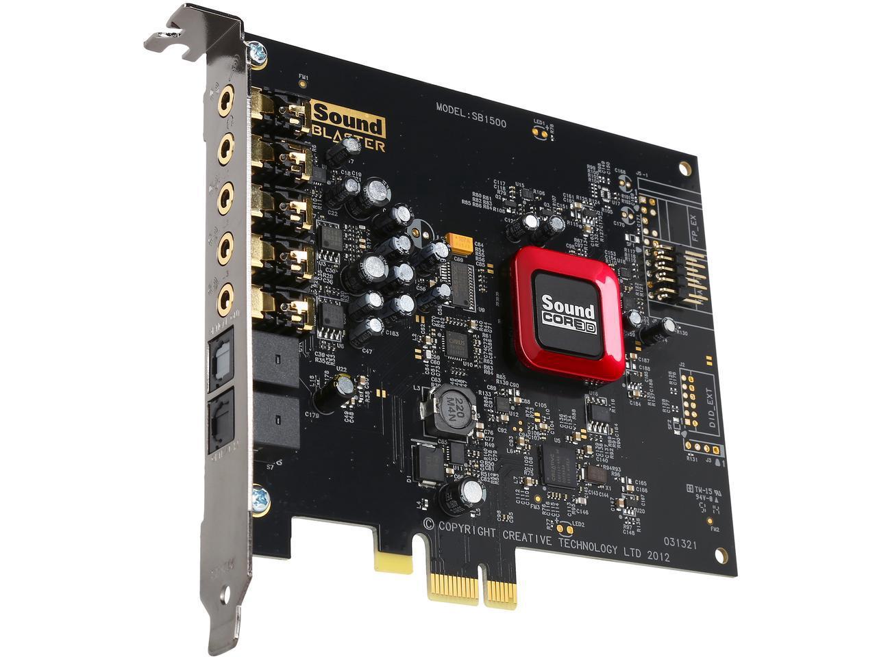 Creative Sound Blaster ZxR PCIe Audiophile Grade Gaming Sound Card