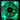 Yate Loon 140x140x25mm Clear Low Speed Fan with Quad Green LED D14SL-124G