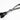 DarkSide 30cm (12") SATA 2.0/3.0 7P 180° to 180° cable with latch - Gun Metal