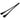 Darkside 4-Pin Dual Fan Y Splitter Cable - Jet Black Sleeved