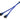 Darkside 4-Pin PWM Dual Fan Y Splitter Cable - UV Dark Blue Sleeved