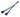 Darkside 4-Pin PWM Dual Fan Y Splitter Cable - UV Dark Blue Sleeved
