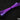 DarkSide 45cm (18") SATA 2.0/3.0 7P 180° to 180° cable with latch - Purple UV