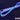 Darkside 45cm (18") SATA Data Cable - Dark Blue UVDS-0155
