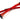 Darkside 45cm (18") Straight to Right Angle SATA Data Cable - UV Red