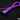 Darkside 60cm (24") SATA 2.0/3.0 7P 180° to 180° cable with latch - Purple UV