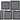 DEMCiflex Magnetic Fan Dust Filter - Custom 5 Piece Set for Antec Solo II